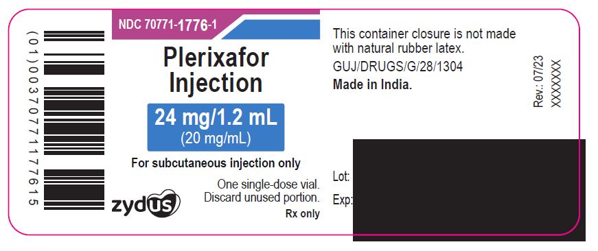 Pill image for Plerixafor Injection, For Subcutaneous Use
