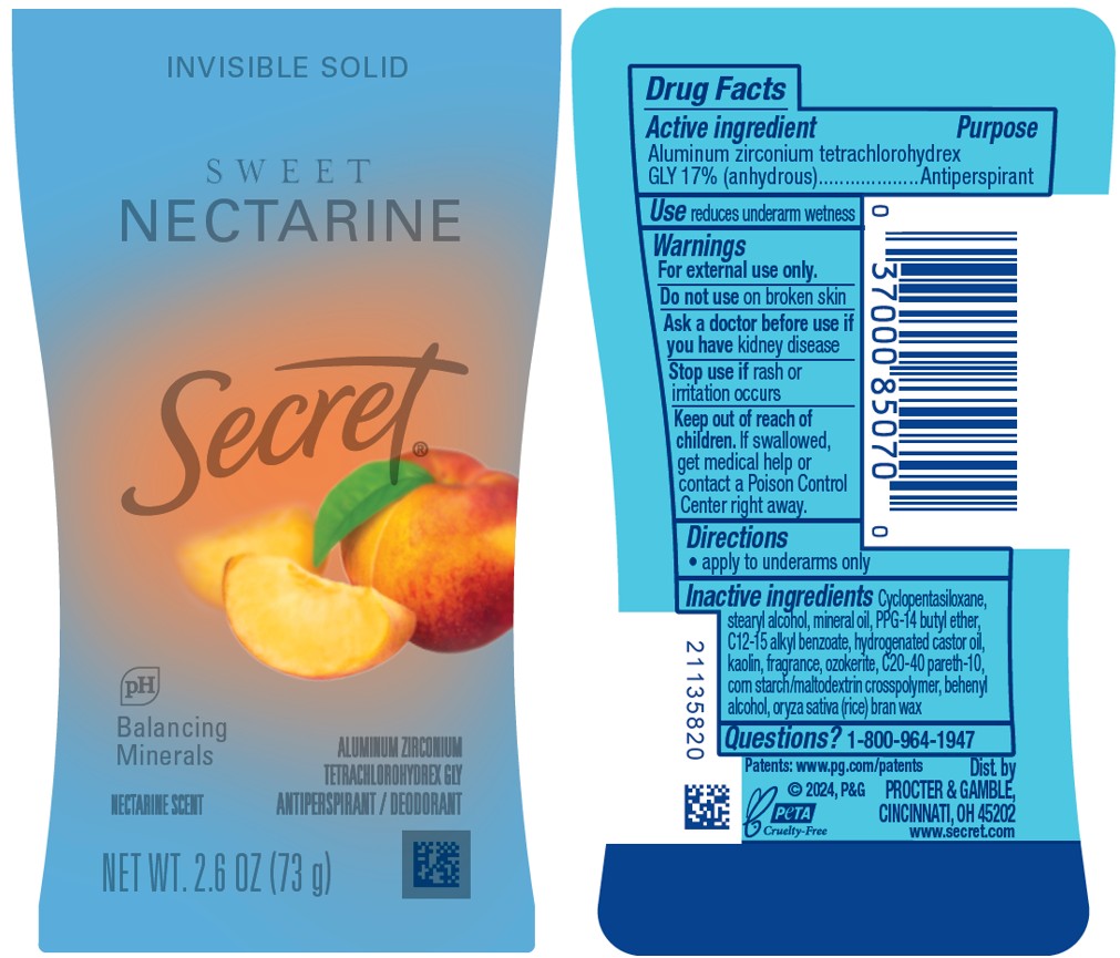 Pill image for Secret Nectarine Invisible Solid