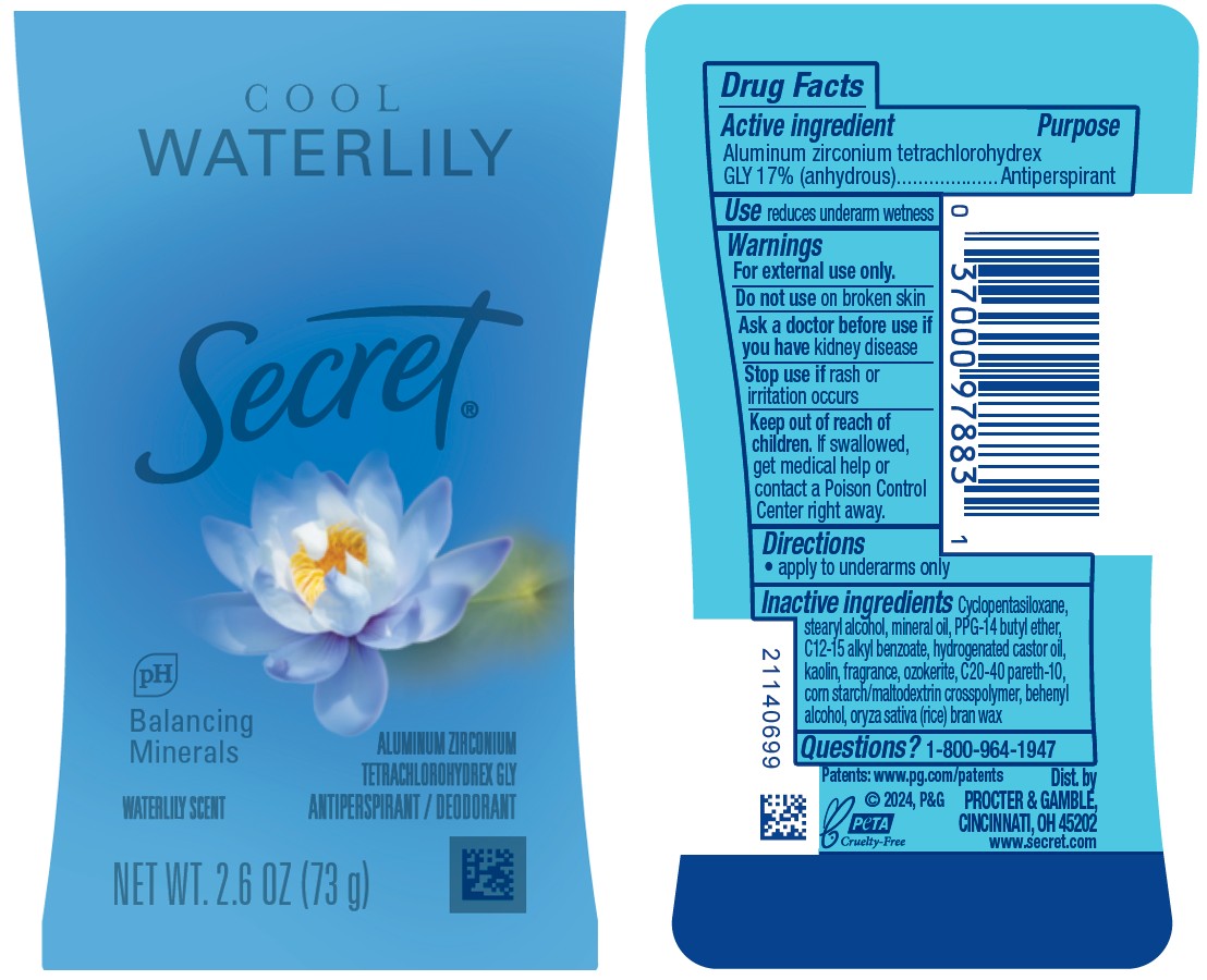 Pill image for Secret Cool Waterlily Invisible Solid