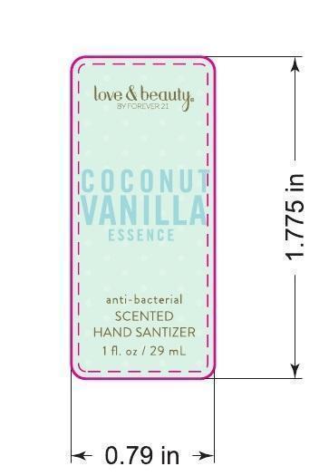 Pill image for Coconut Vanilla Essence Anti-bacterial Hand Sanitizer By Forever 21