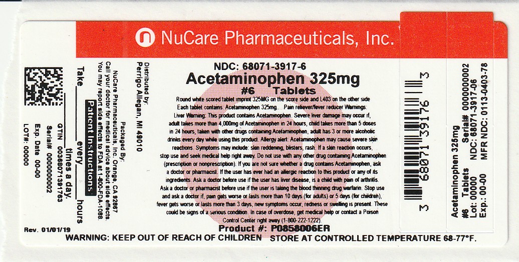 Pill image for Perrigo Pain Relief Tablets Drug Facts