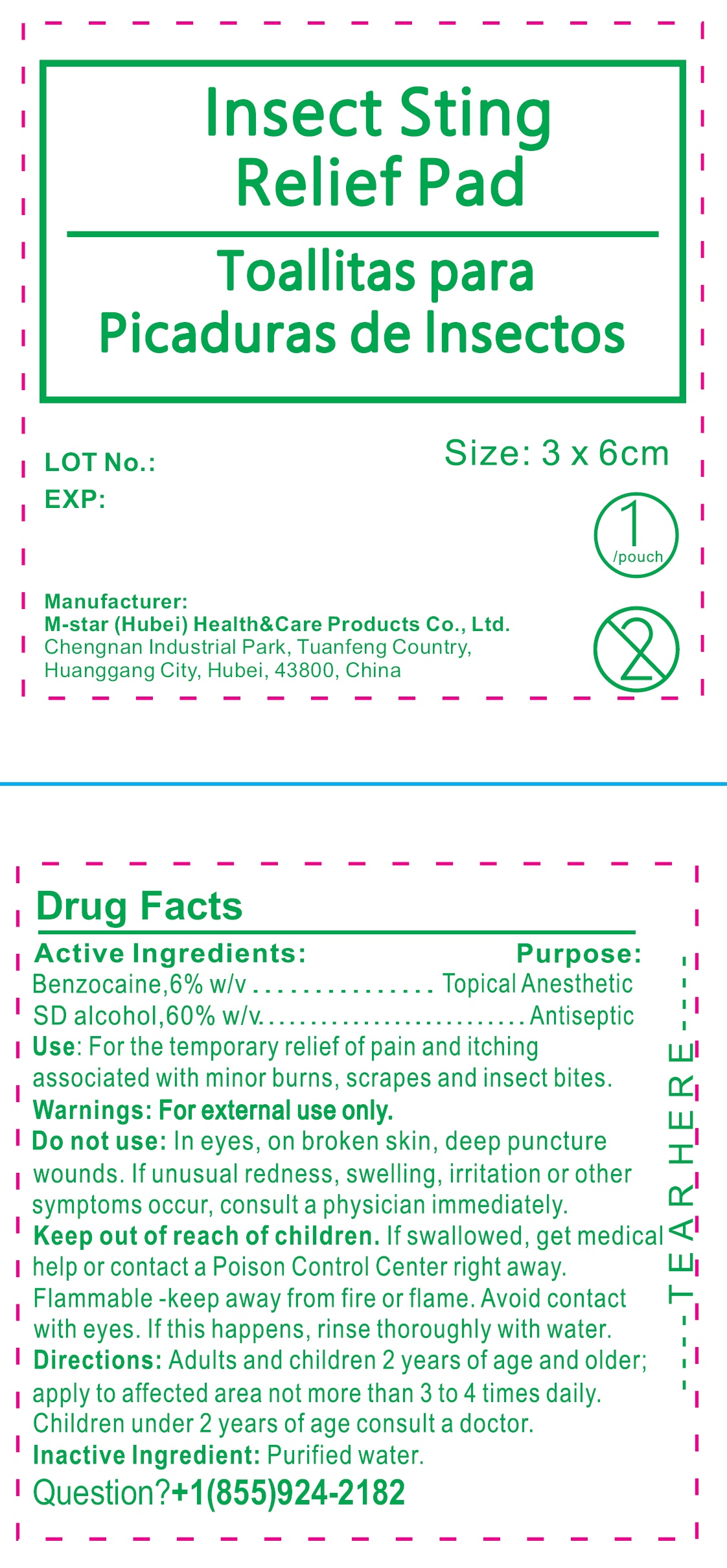 Pill image for Insect Sting Relief Pad Toallitas Para Picaduras De Insectos