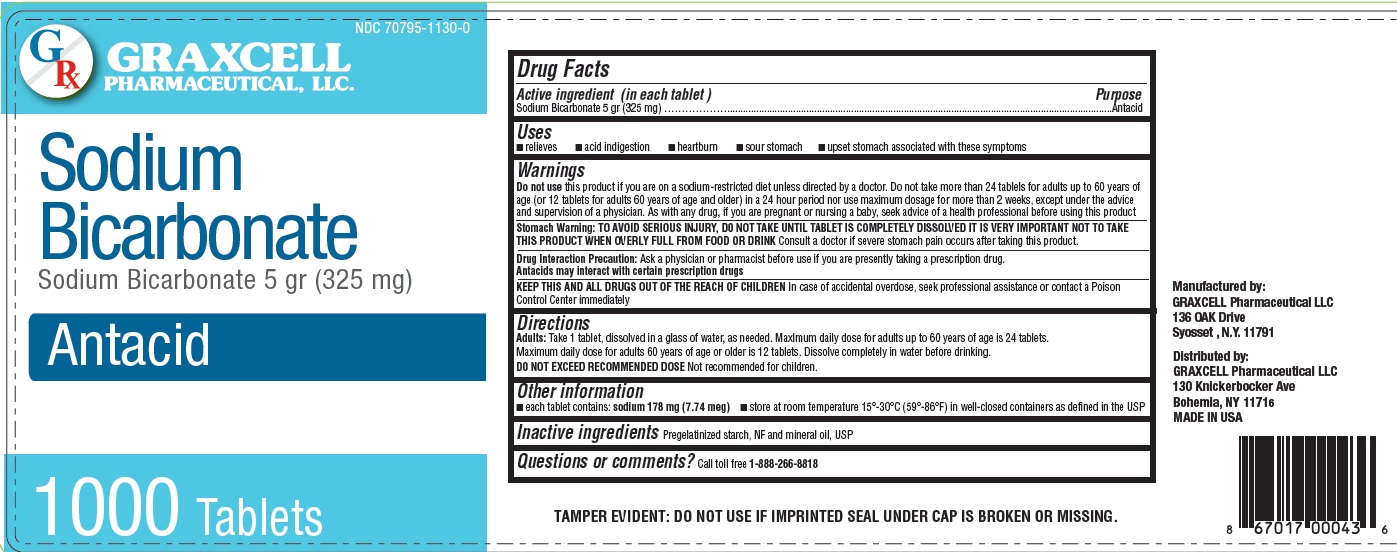 Pill image for Sodium Bicarbonate 5 Gr (325 Mg), 70795-1180