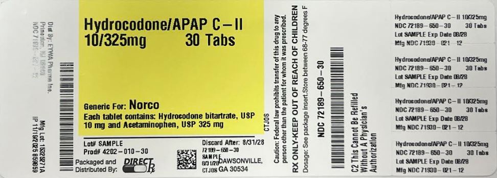 Pill image for Hydrocodone/apap