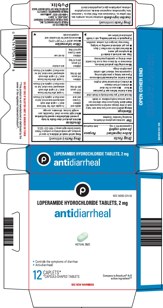 Pill image for Publix Super Markets, Inc. Anti Diarrheal Drug Facts