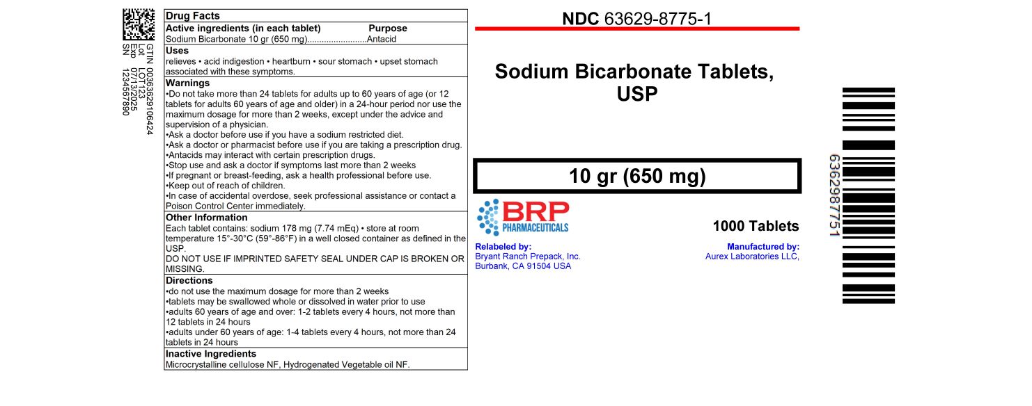 Pill image for Sodium Bicarbonate 10 Gr Tablets, Usp