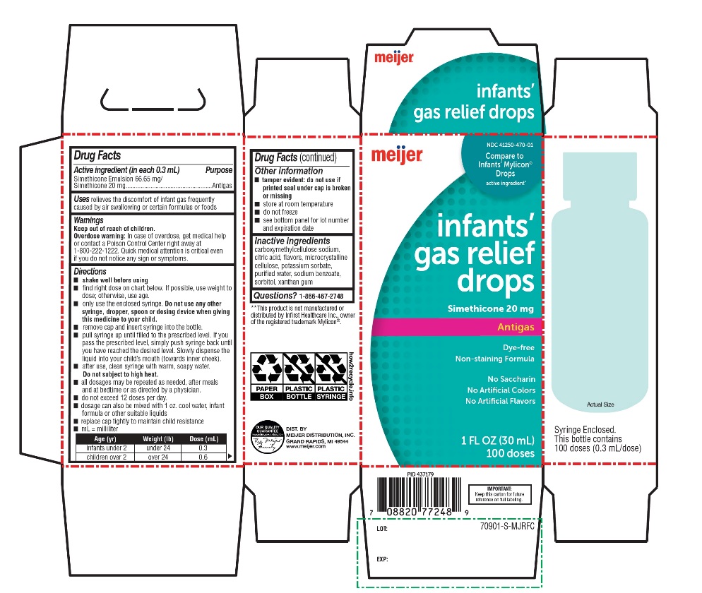 Pill image for Meijer Infants’ Gas Relief Drops Simethicone/antigas 1 Fl.oz. (30 Ml)