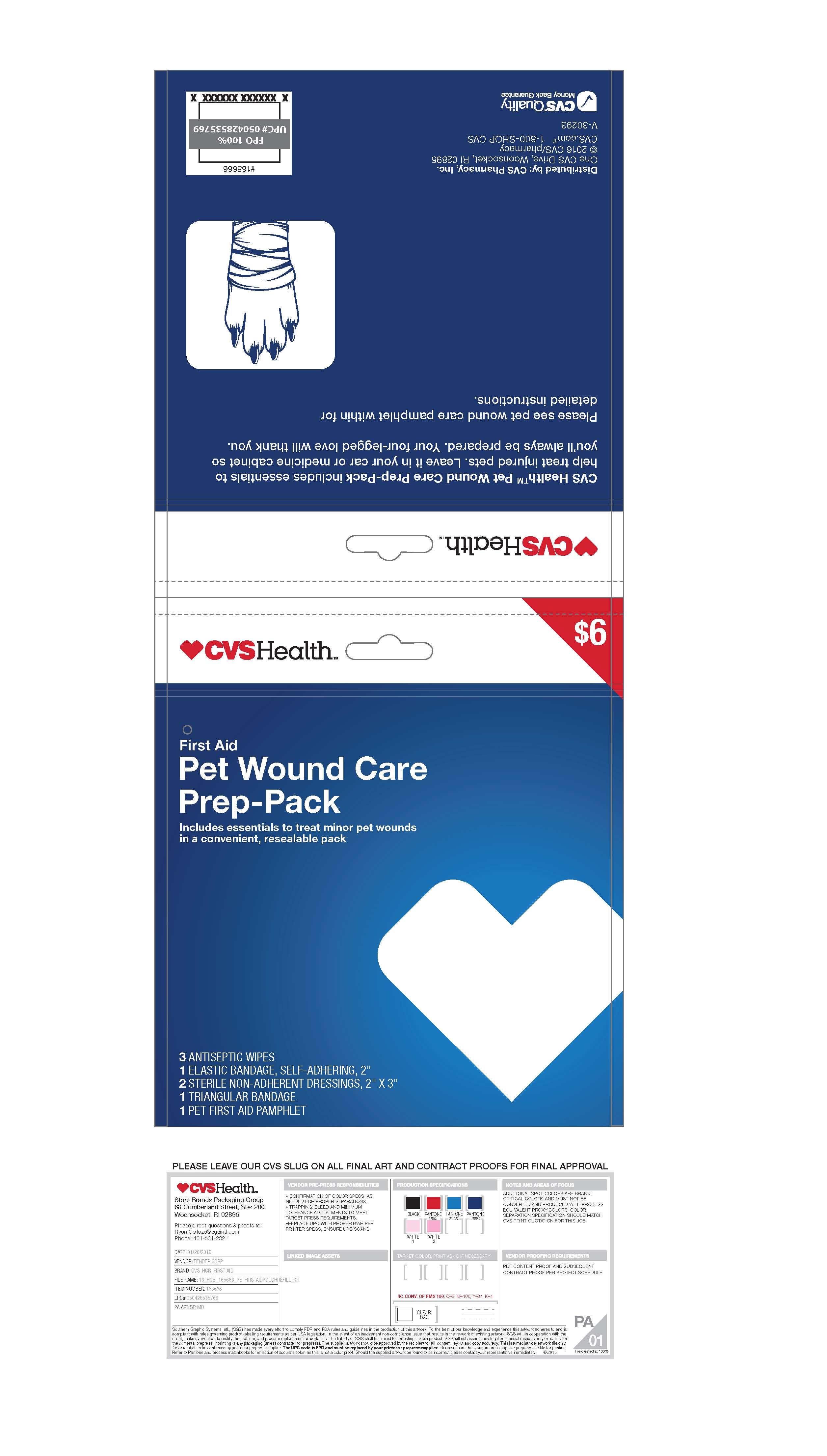 Pill image for Cvs Pet Wound Care Prep-pack