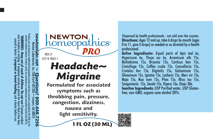 Pill image for Headache 4863l