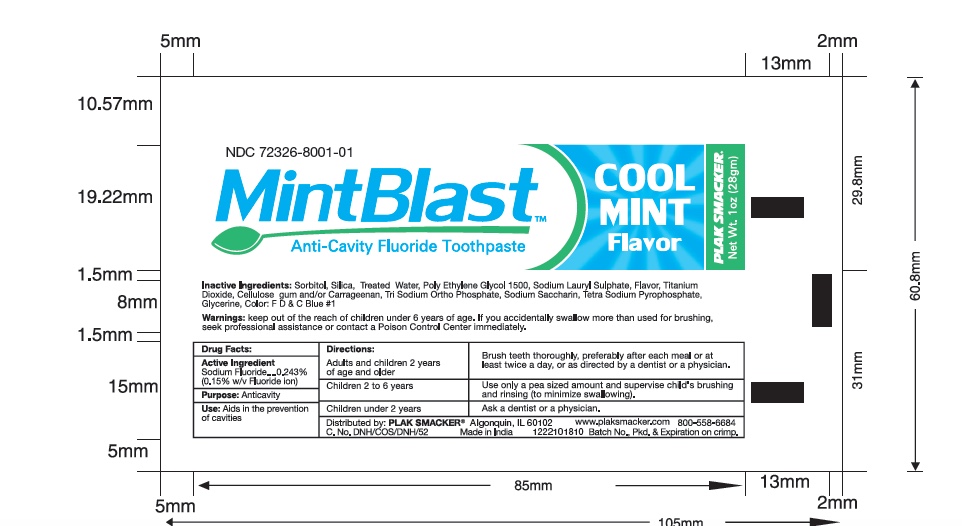 Pill image for Mintblast Anticavity Fluoride Tooth Paste