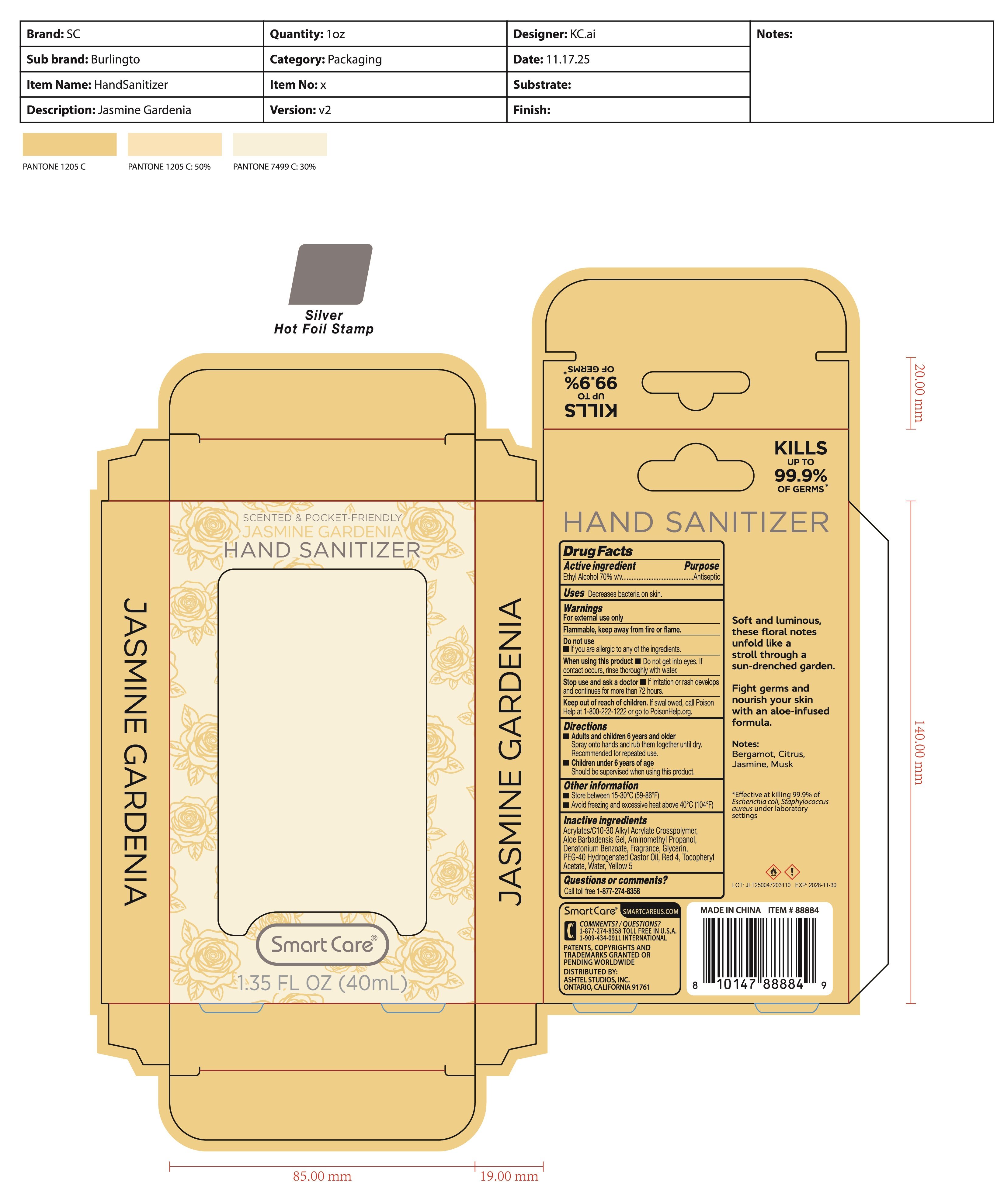 Pill image for smart care hand sanitizer jasmine gardenia