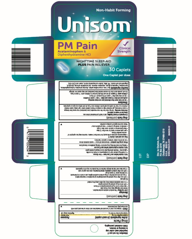 Pill image for Unisom Pm Pain Nighttime Sleep-aid And Pain Reliever