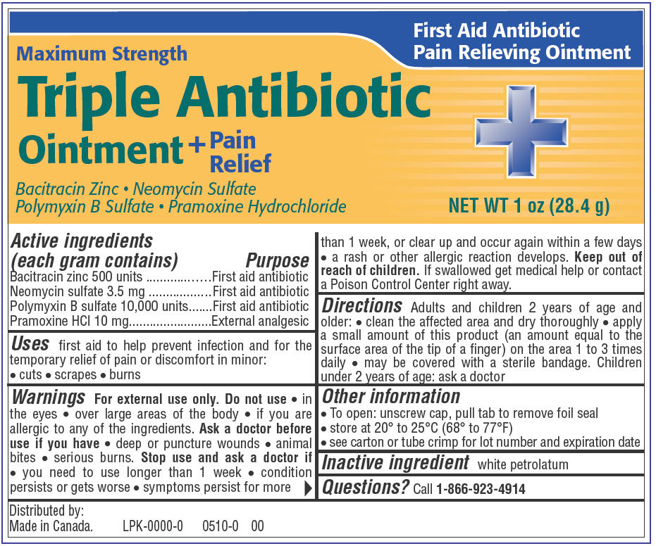 Pill image for Triple Antibiotic Plus Pain Relief