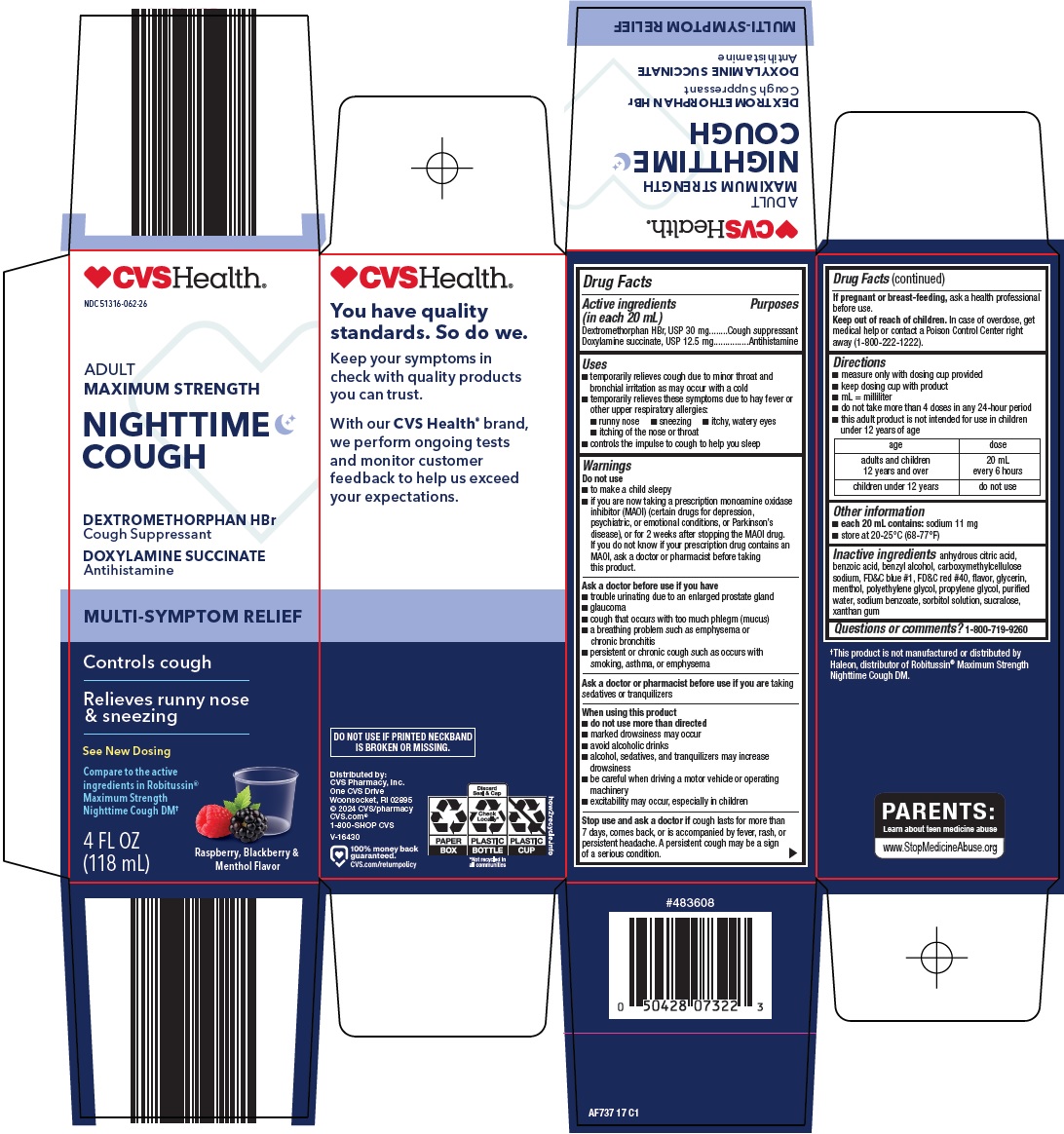 Pill image for Cvs Pharmacy, Inc. Nighttime Cough Drug Facts