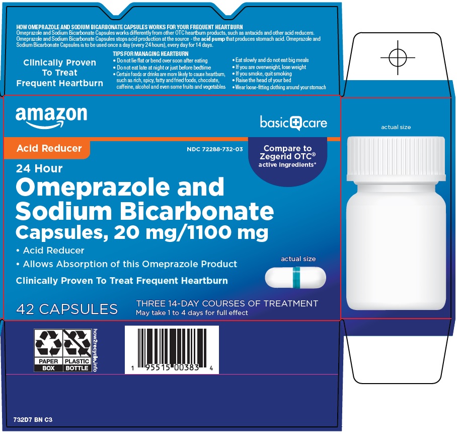 Pill image for Amazon Omeprazole And Sodium Bicarbonate Drug Facts