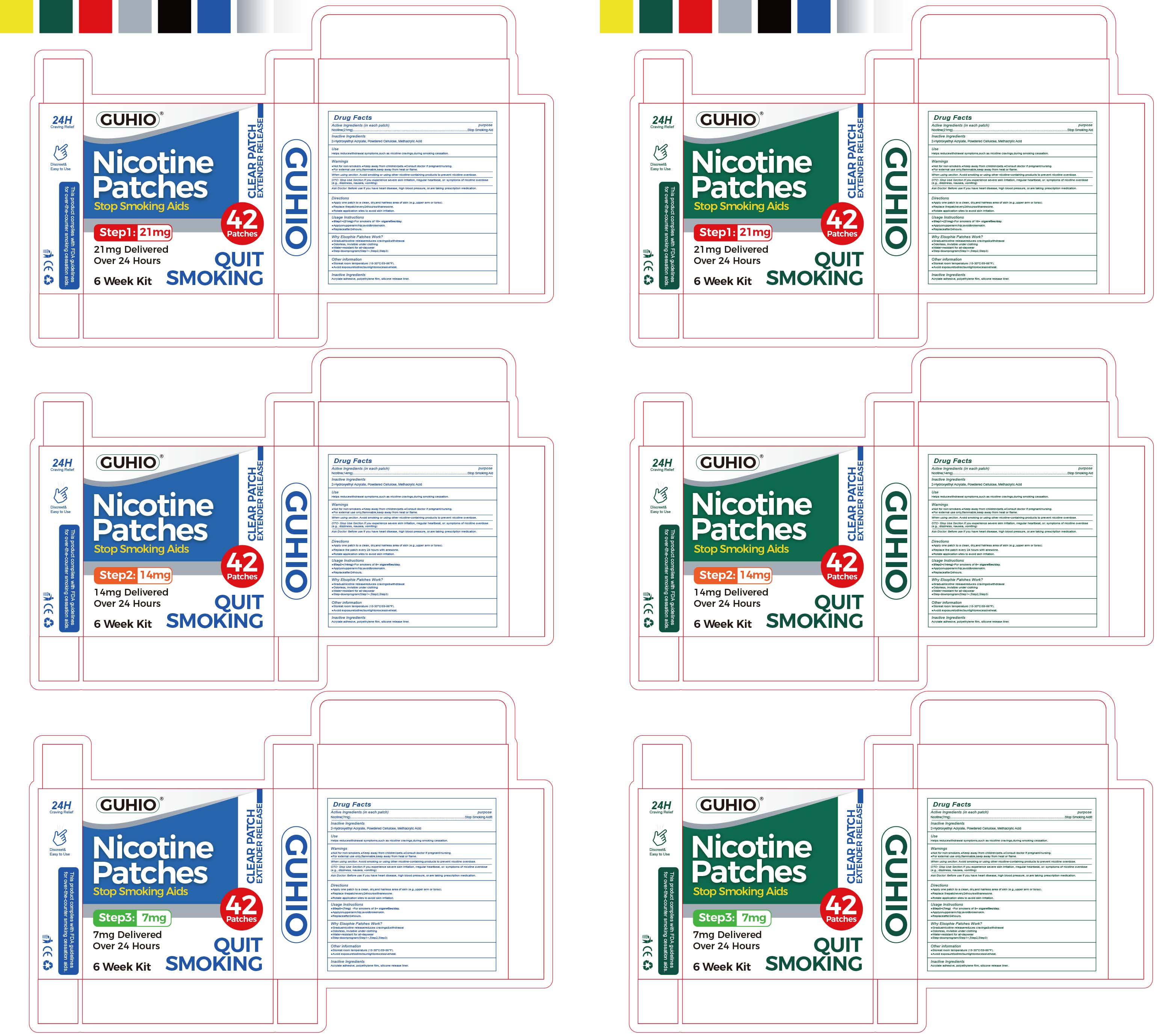 Pill image for 87278-001 Guhio Nicotine Patch