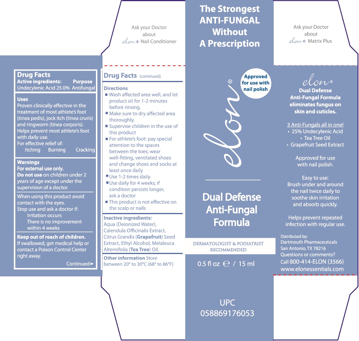Pill image for Elon Dual Defense Anti-fungal Formula