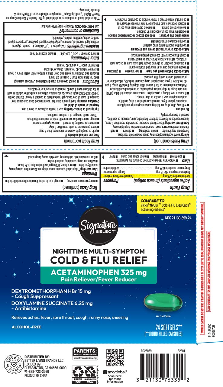 Pill image for Safeway Nighttime Cold & Flu