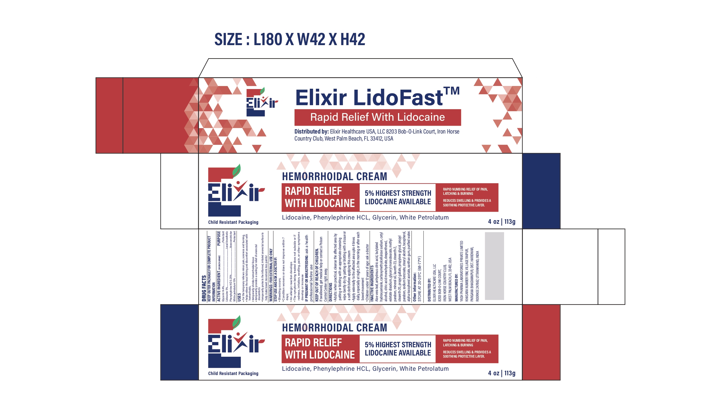 Pill image for Elixirlidofast Drug Facts