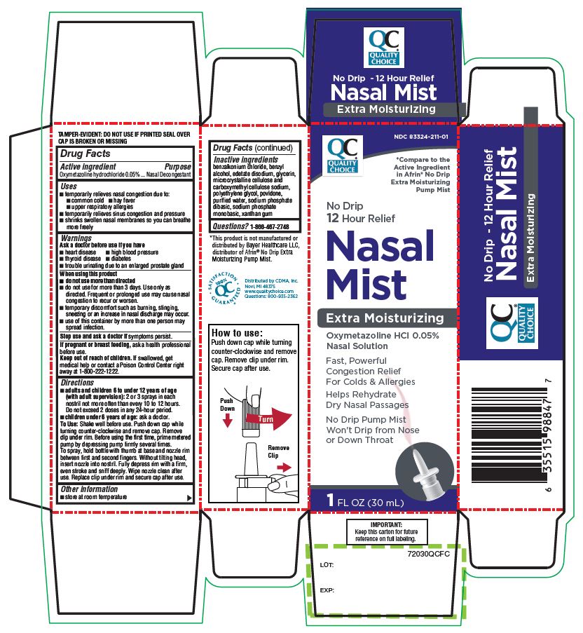 Pill image for Quality Choice Nasal Mist Extra Moisturizing Drug Facts