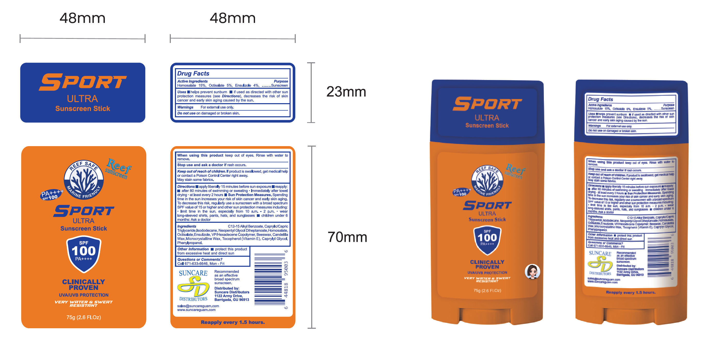 Pill image for 84938-015 Sunscreen Stick