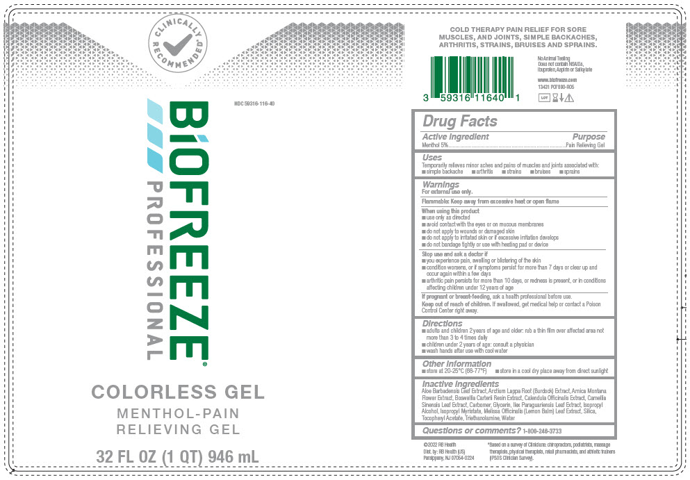 Pill image for Biofreeze Professional Colorless Gel