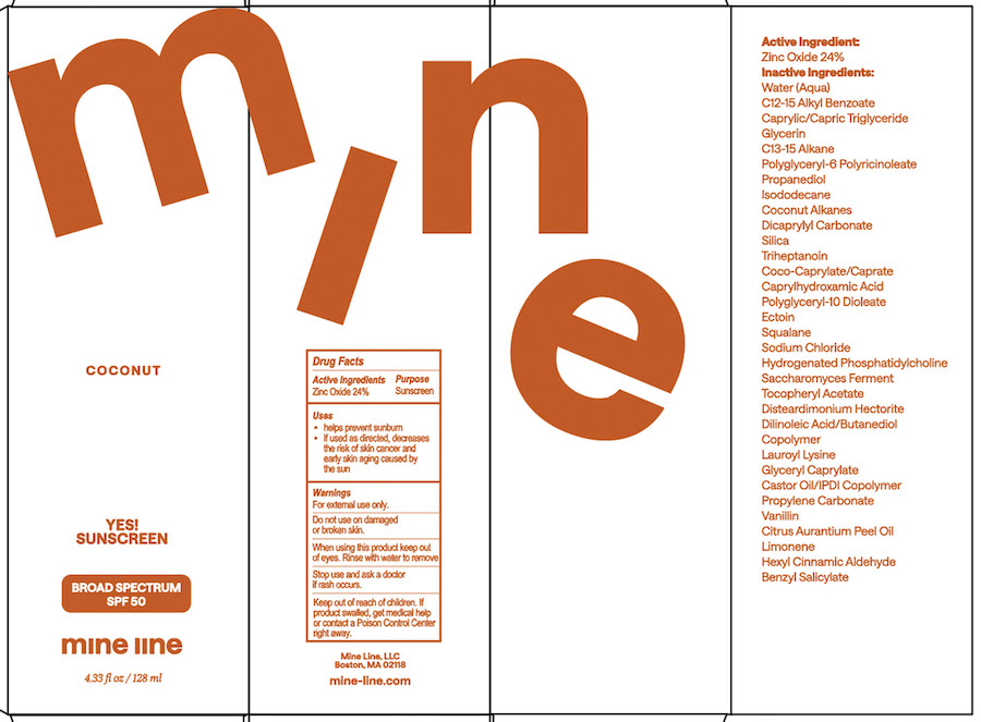 Pill image for Mine Line Coconut Sunscreen Spf 50