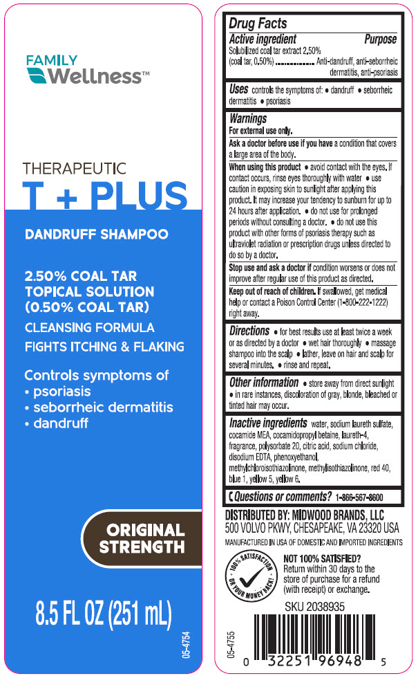 Pill image for Family Wellness™ Therapeutic T+ Plus Dandruff Shampoo