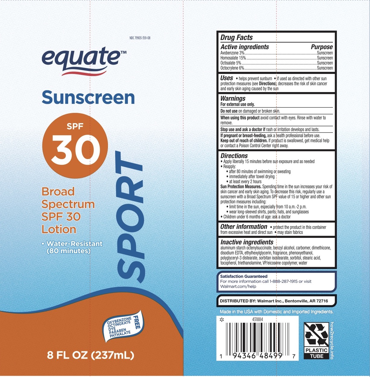 Pill image for Equate Sport Spf 30 Sunscreen Lotion