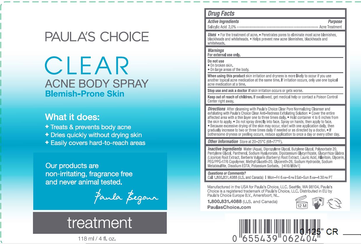 Pill image for Clear Acne Body Spray