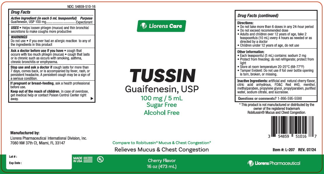 Pill image for Llorenscare Tussin 510