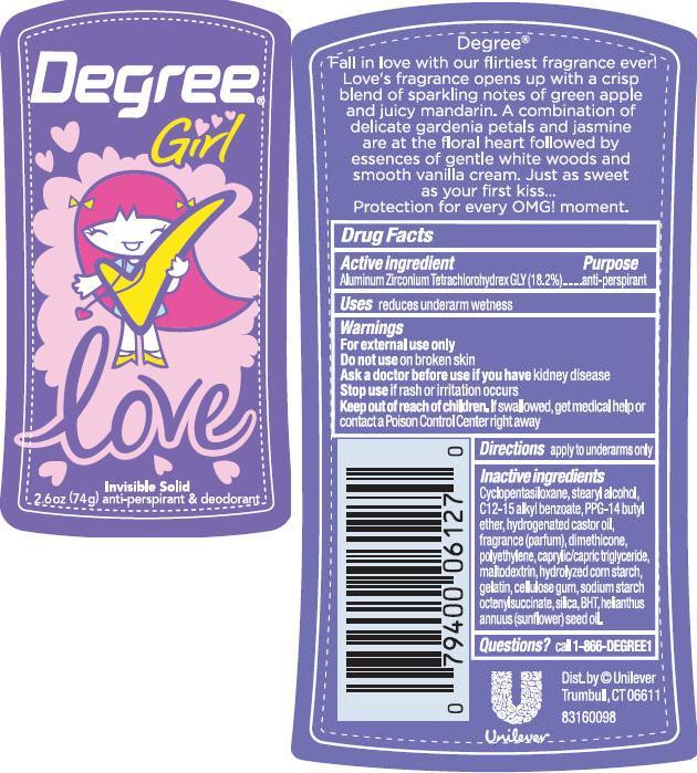Pill image for Degree Love Antiperspirant Deodorant