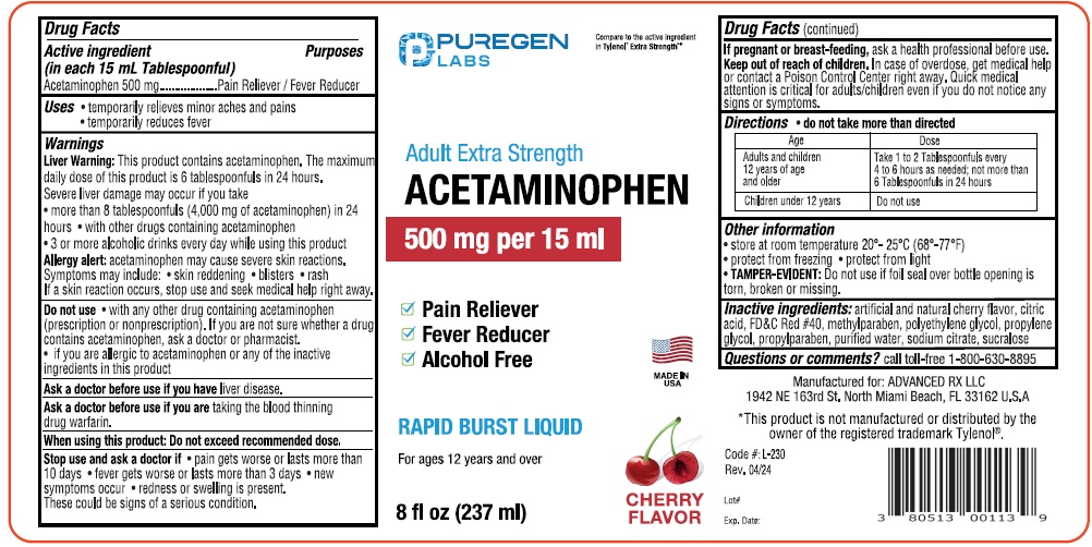Pill image for Puregen Apap 001