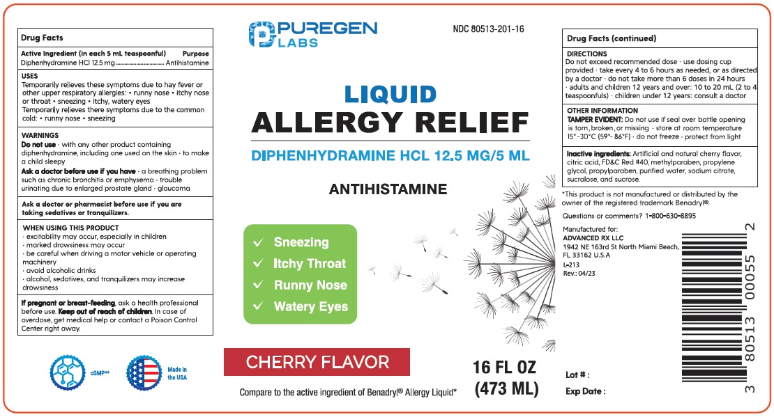 Pill image for Puregen Allergy 201