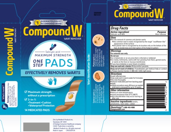 Pill image for Compound W One Step Pads