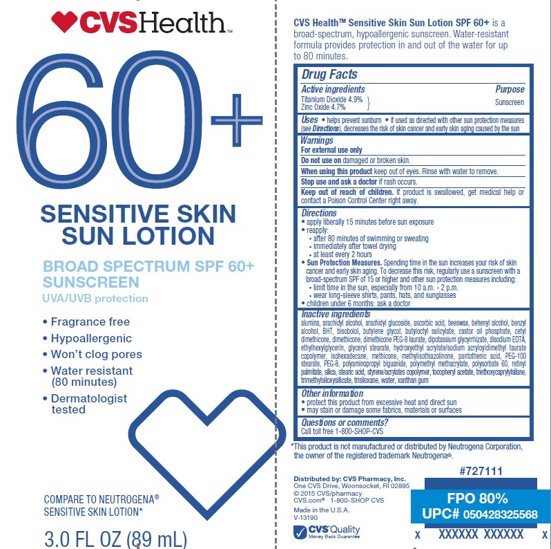 Pill image for Cvs Health 60+ Sensitive Skin Sun Lotion