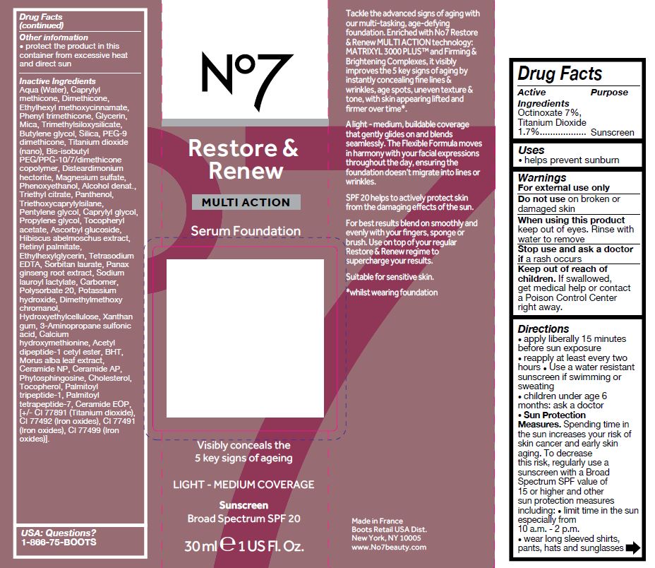 Pill image for No7 Restore And Renew Multi Action Serum Foundation Sunscreen Broad Spectrum Spf 20 Cool Ivory