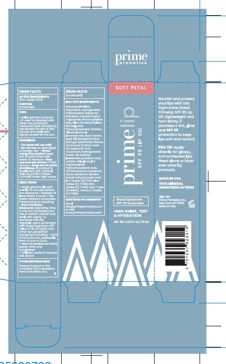 Pill image for Prime Prometics Lip Oil Spf 35 Soft Petal