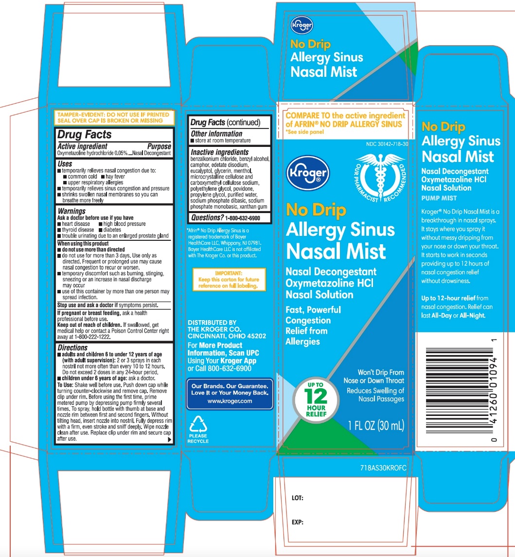 Pill image for Kroger No Drip Allergy Nasal Mist Drug Facts