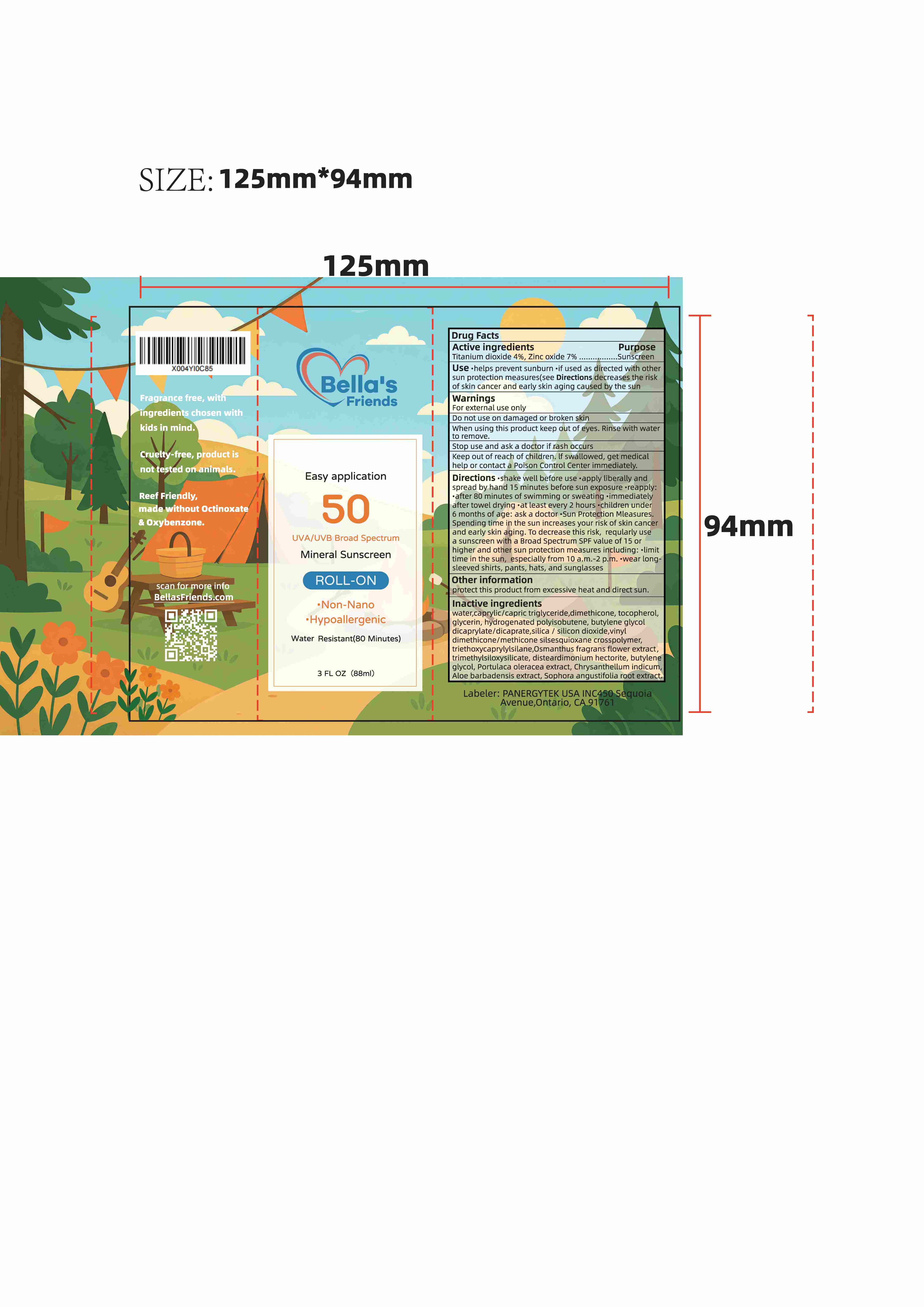 Pill image for 85950-004 Bellas Friends Roll-on Sunscreen