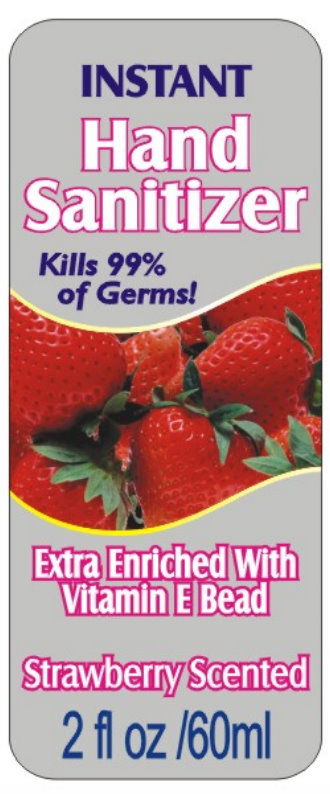 Pill image for Instant Hand Sanitizer Extra Enriched With Vitamin E Bead Strawberry Scented 2 Piece Pack