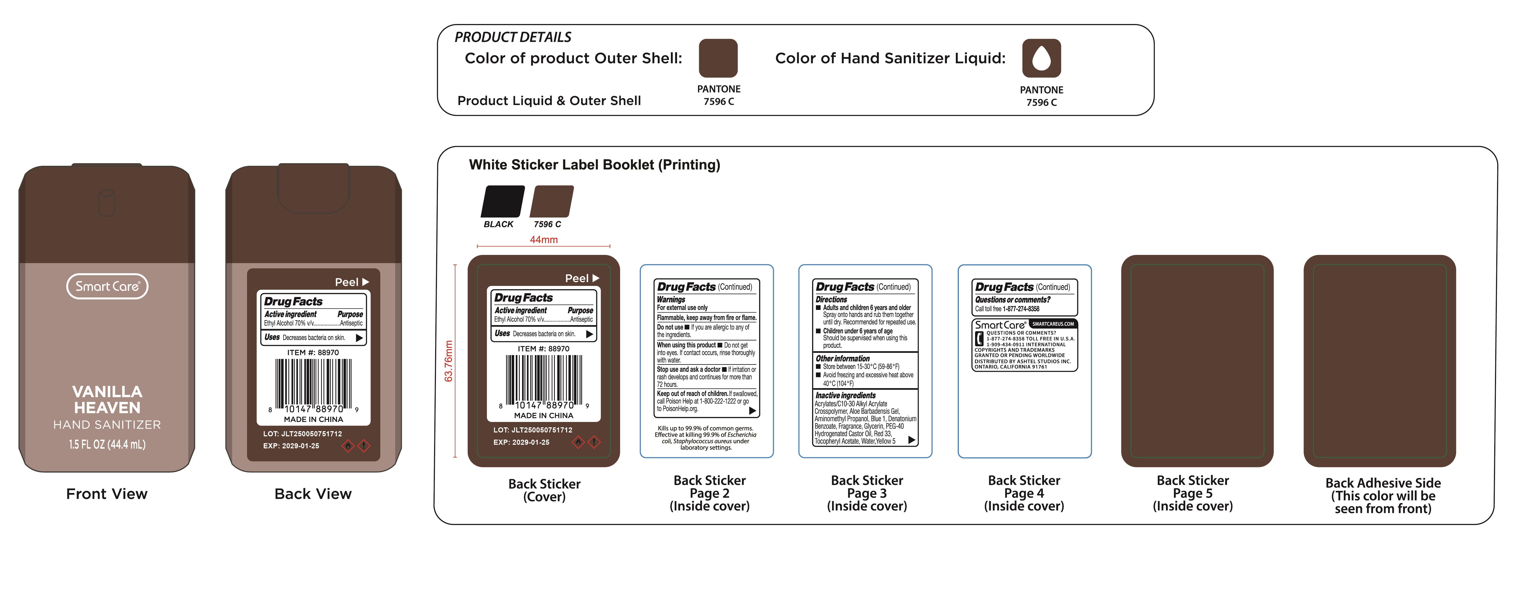 Pill image for Smart Care Hand Sanitizer Vanilla Heaven