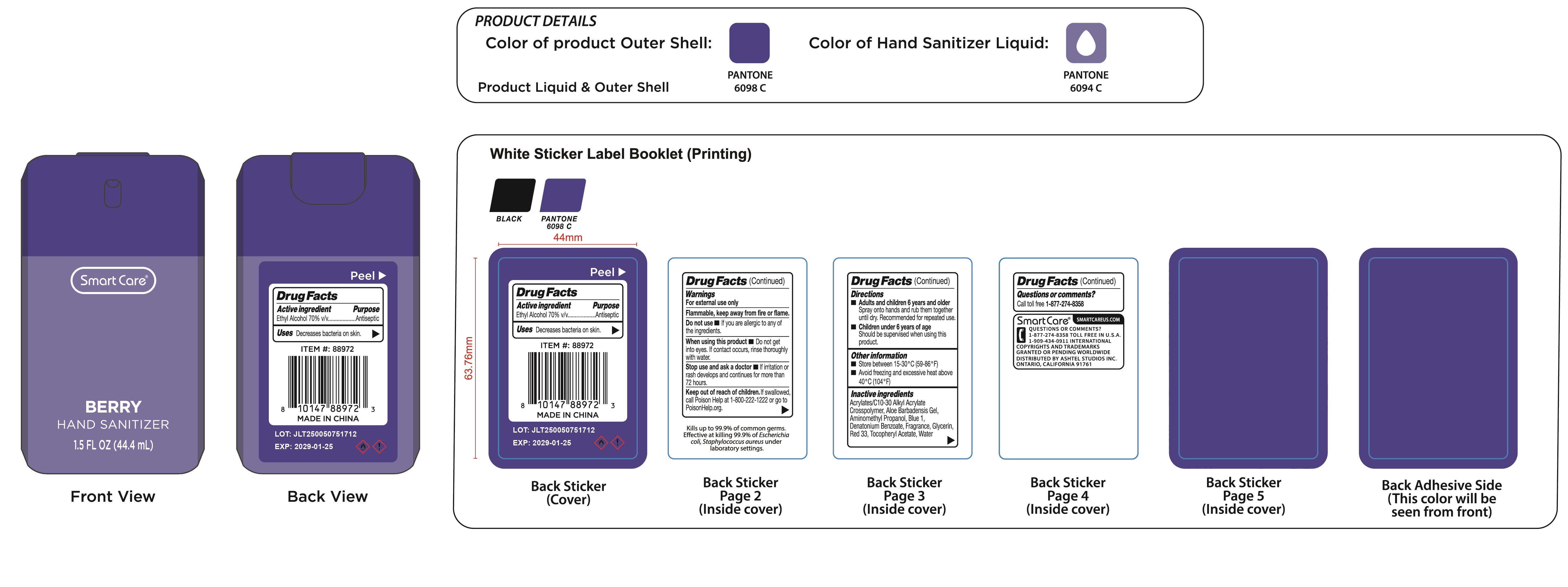 Pill image for Smart Care Hand Sanitizer Berry