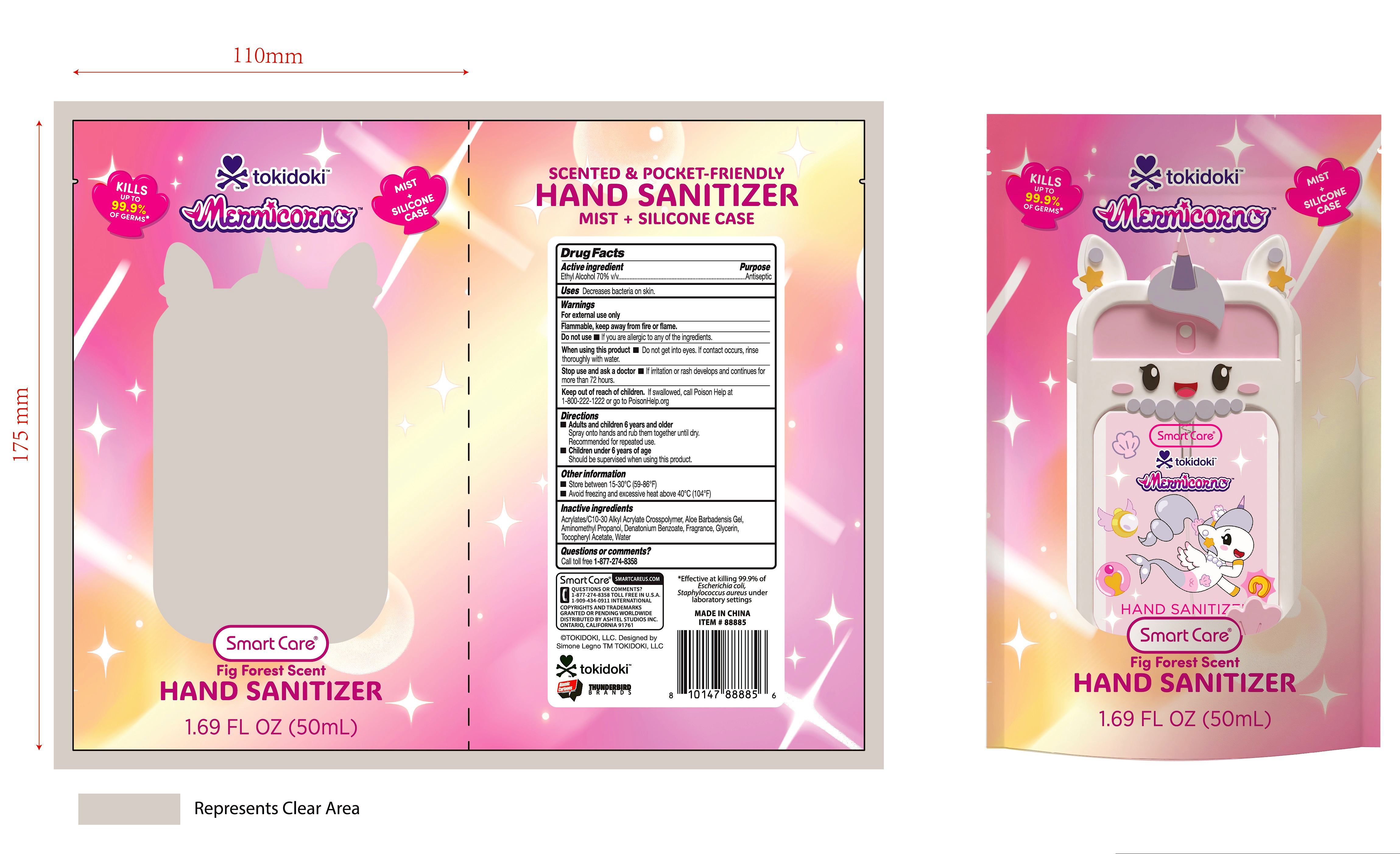 Pill image for smart care hand sanitizer mermicorno