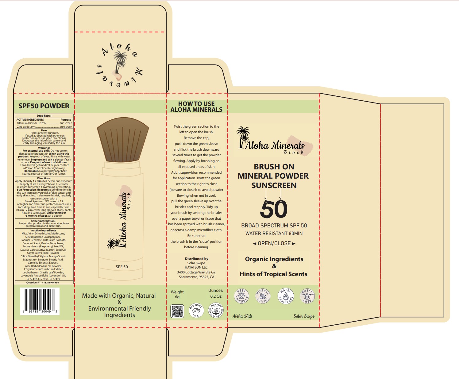 Pill image for 87283-004-01 Aloha Mineral Block-brush On Mineral Powder Sunscreen Spf50