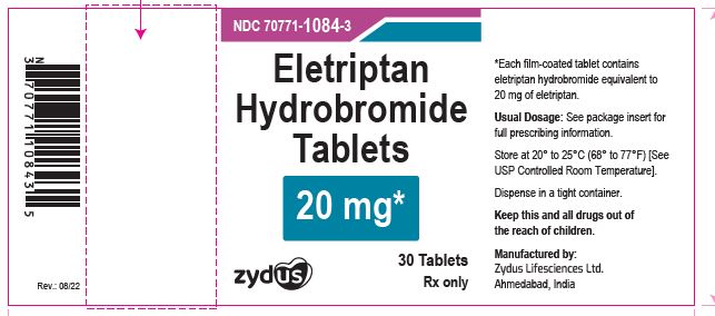 Pill image for Eletriptan Hydrobromide Tablets