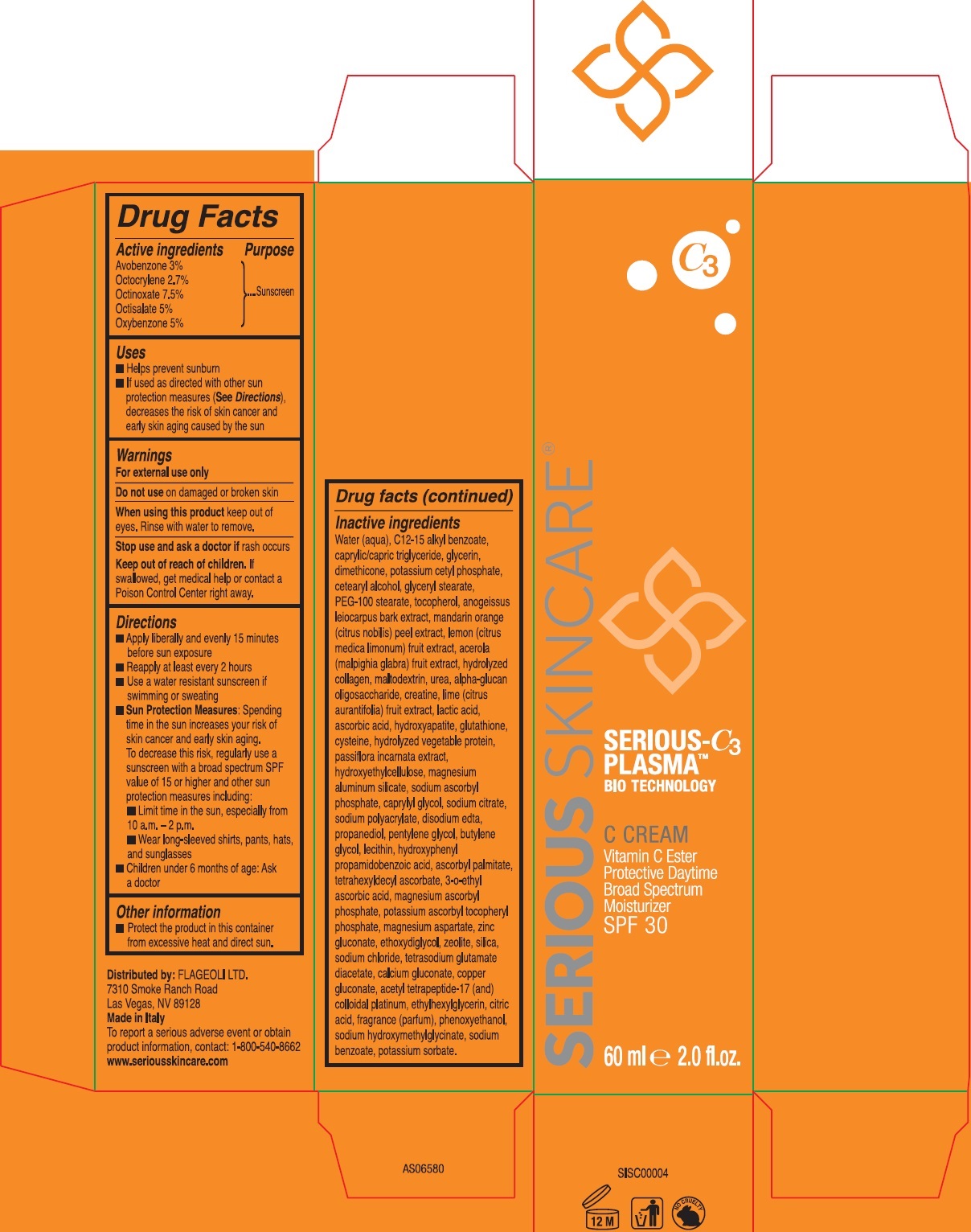 Pill image for Serious Skincare Serious-c3 Plasma Tm Bio Technology C Cream