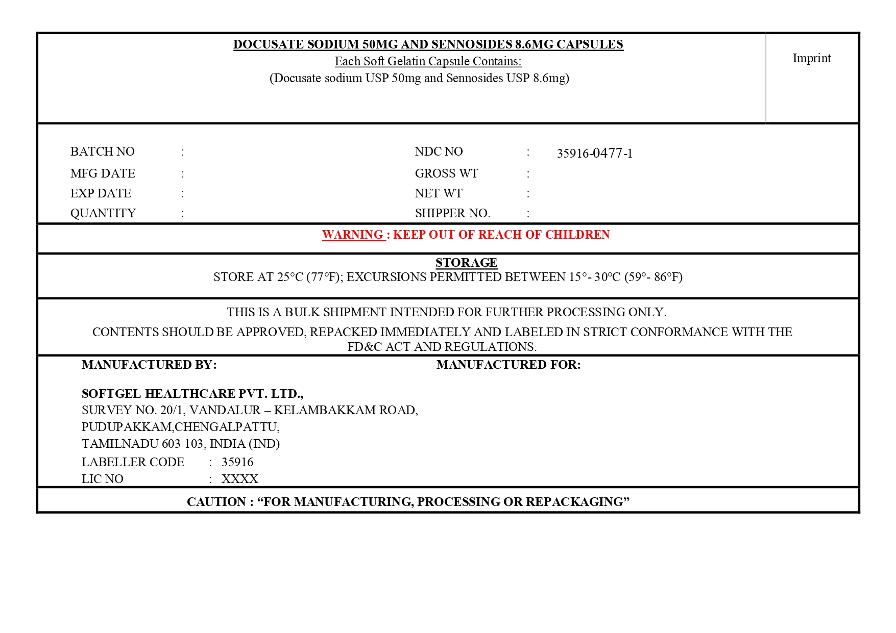 Pill image for Docusate Sodium 50mg And Sennosides 8.6mg