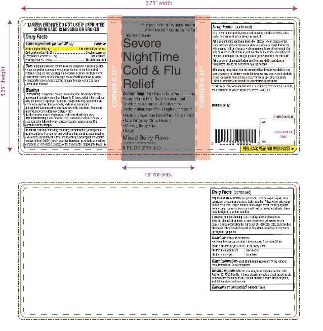 Pill image for Severe Nighttime Cold & Flu Relief