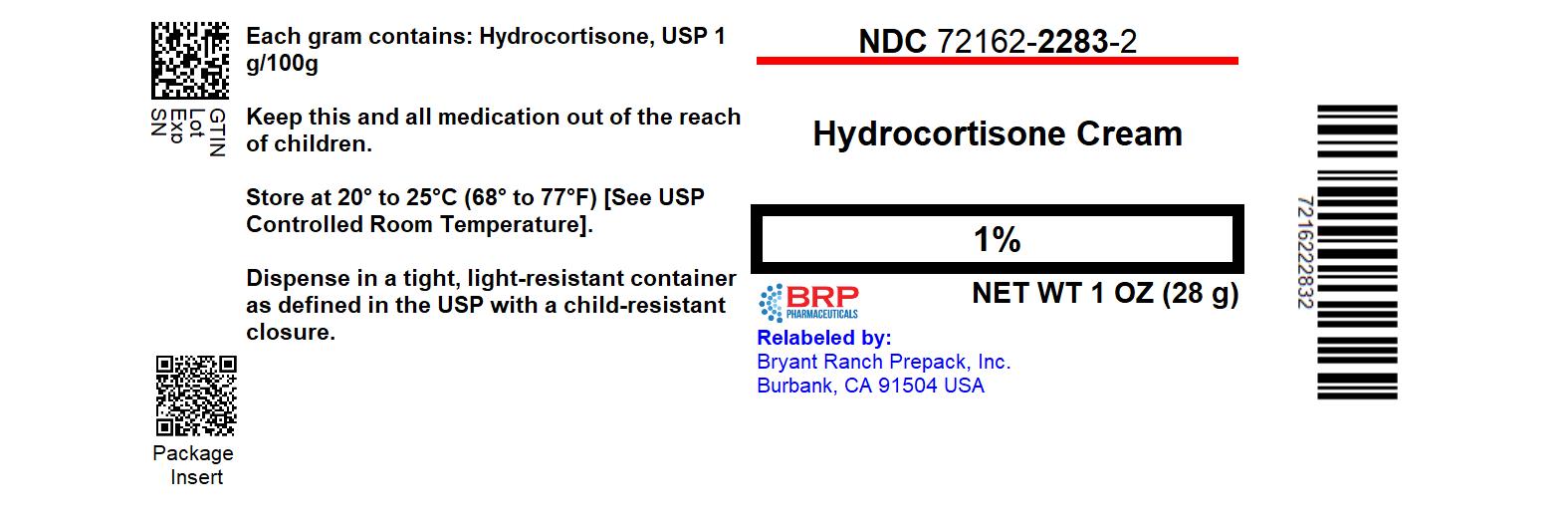 Pill image for Hydrocortisone Cream 1% Drug Facts